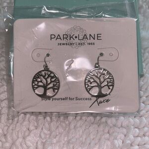Park‎ Lane Silver Tree of Life Earrings - New